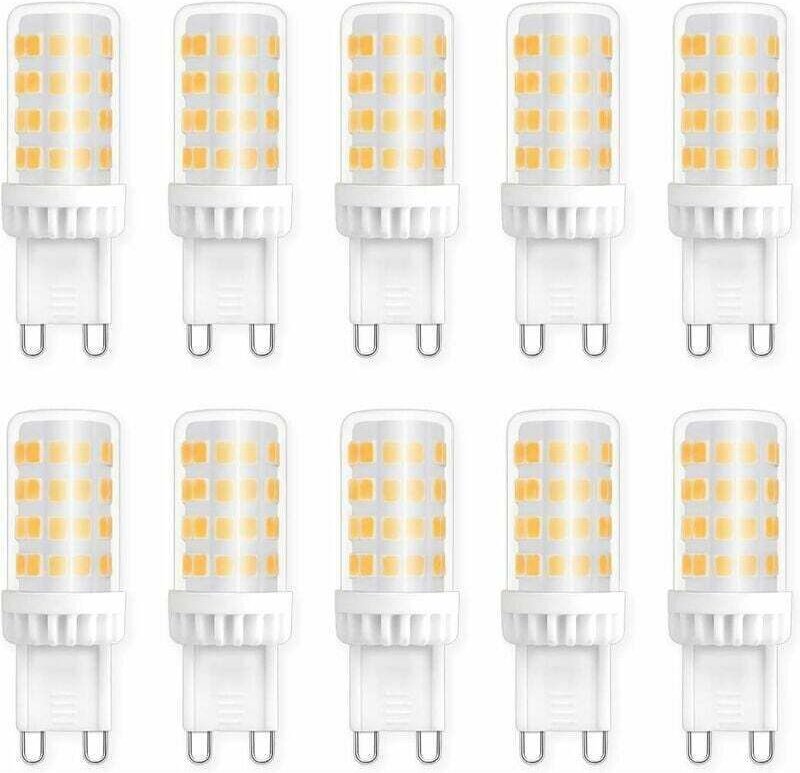 G9 5W LED-Lampen, entspricht 40W/50W Halogenlampe, 450 lm, neutralweiß 4000K, 220V Wechselstrom, Standard-G9-Sockel, ene...