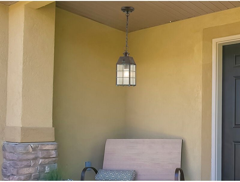 Led Außenhängeleuchte im antiken Landhausstil, Ø14cm