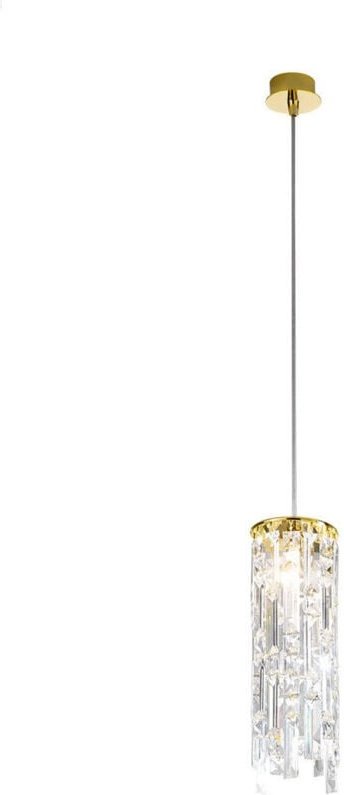 Prisma - Designer Crystal Pendelleuchte aus poliertem Gold, 1x G9 - Kolarz