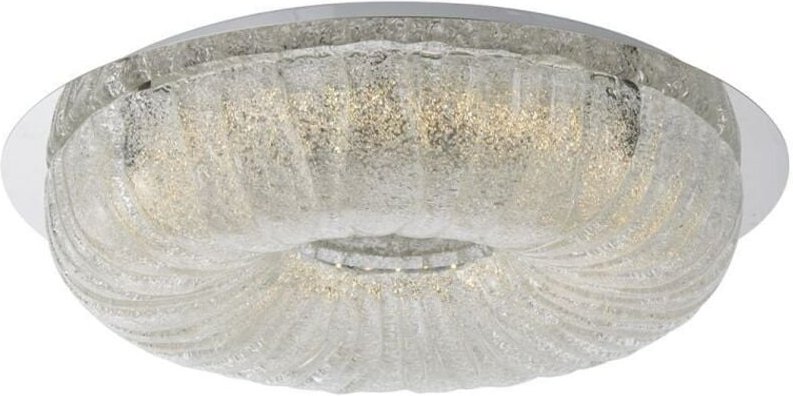 Thumbnail - Mercer - Moderne led Flush Deckenleuchte Chrom, Silber, Warmweiß 3000K 2780lm - Italux