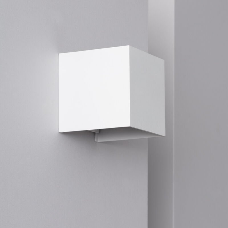 Ledkia - led Außenwandleuchte 6W Aluminium Doppelbeleuchtung Eros 4000K Weiß Neutralweiß