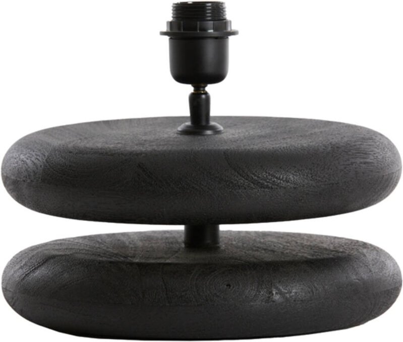 Tischlampe - Eboli - schwarz - holz - einzelne - Light&living