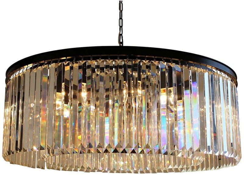 Hereford Runder Kristall-Kronleuchter 80 cm