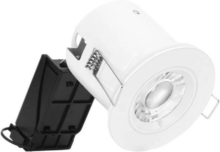 Aurora - EN-AL110W/40 kit spot inklusive - aluminium - fixed - GU10 - 5W - 4000K - weiss - IP65