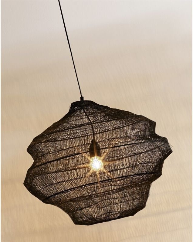 Thea Zinkgitter-Deckenleuchte 52Dx40 cm. 52Dx80 cm