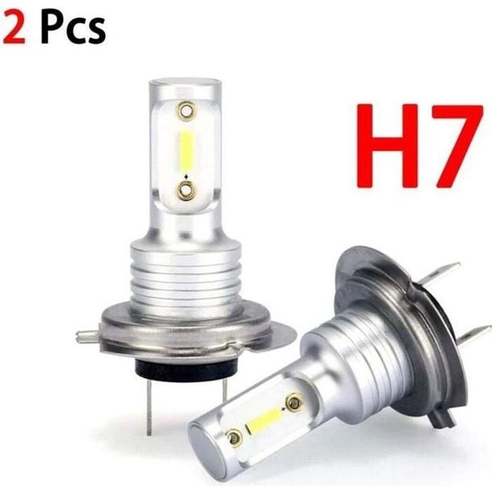 WAY - H7 led Scheinwerfer Birne Kit Fernlicht/Abblendlicht 8000LM 6000K Auto Teile