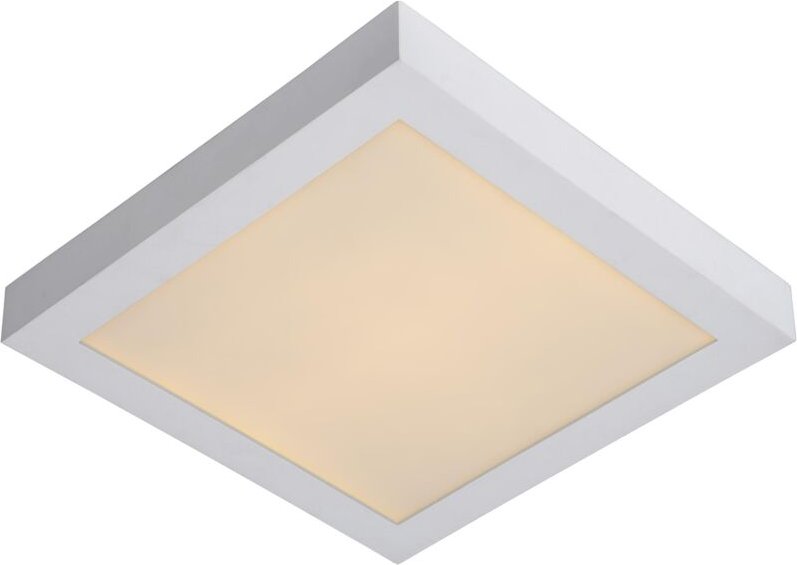 Lucide BRICE-LED - Deckenleuchte Badezimmer - LED Dim. - 1x30W 3000K - IP44 - Weiß
