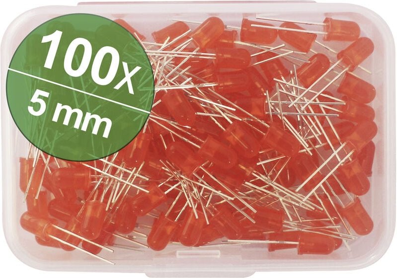 LED-Sortiment Rot 5 mm 20 mA 2.0 v - Quadrios