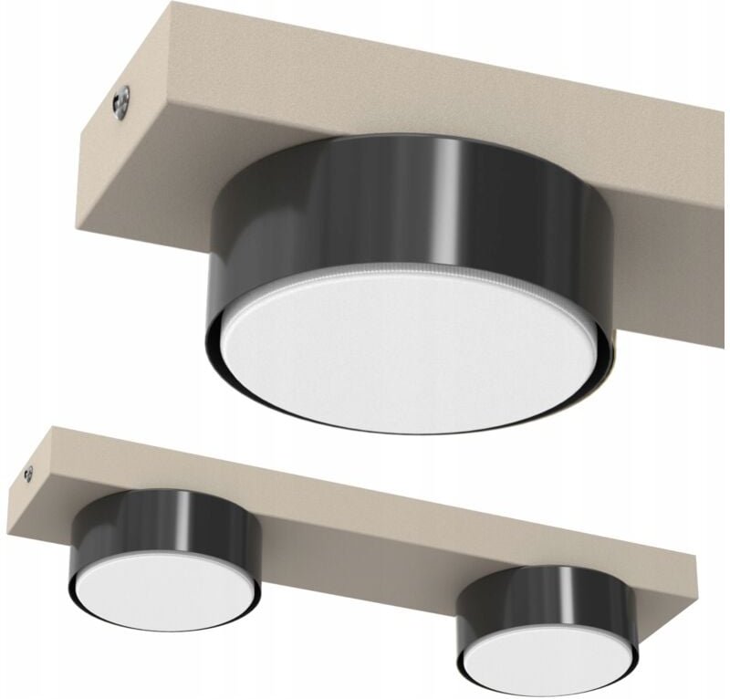 DECKENLEUCHTE LED PLAFON LOFT GX53 CASHMERE POLISH DEKORATIVE LAMPE 2-flammig