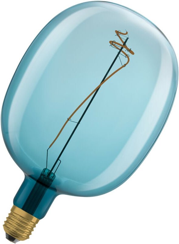 Thumbnail - Osram - Vintage 1906 LED-Lampe mit blauer Tönung, 4,5W, 100lm, Ballon-Form mit 170mm Durchmesser & E27-Sockel, warmweiße...