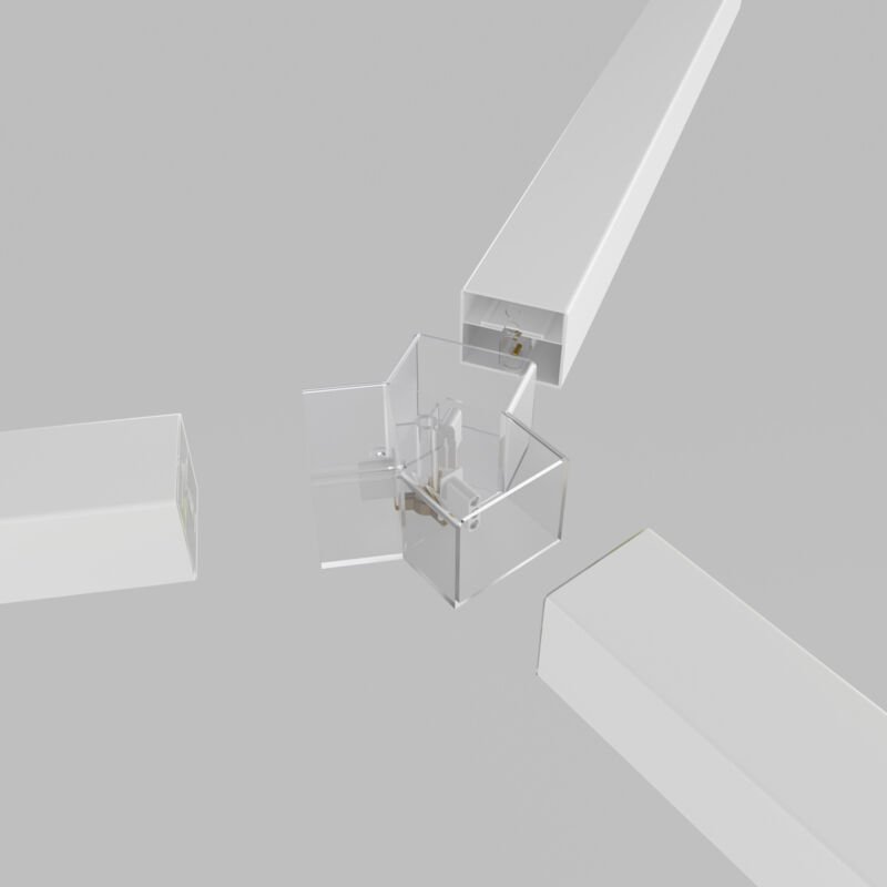 Y-Stecker für Hexagon - 4 cm