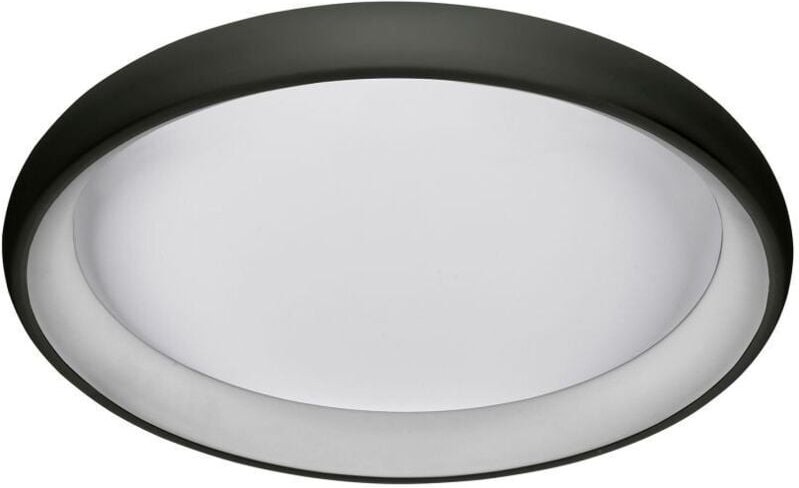 Italux - Alessia - Moderne led Flush Deckenleuchte Schwarz, Warmweiß 3000K 2750lm