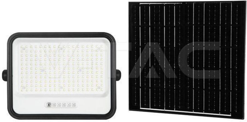 V-tac 400w solar led-flutlicht mit fernbedienung mit dämmerung 2000-8000k - 24086