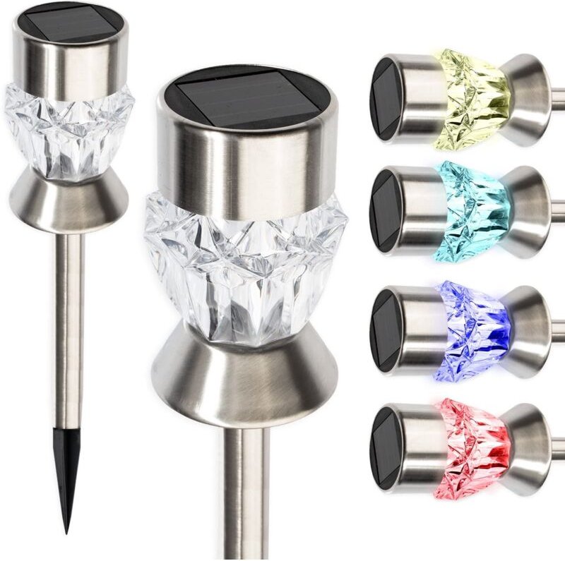 Volteno lampka solarowa solarowa solar nierdzewna