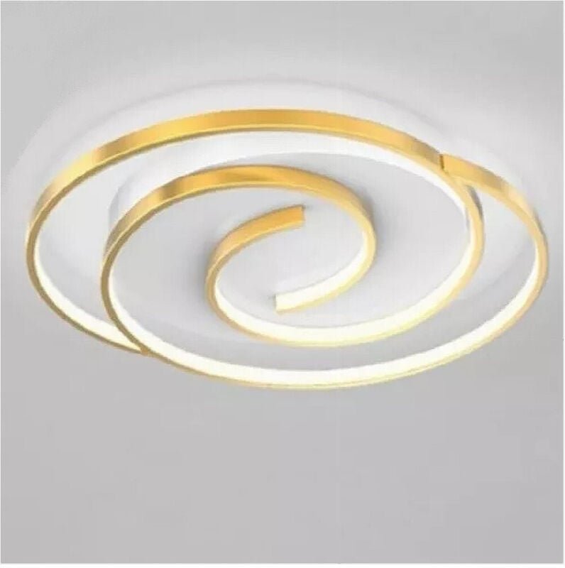 Thumbnail - Trade Shop Traesio - Trade Shop - plafoniera led 45W spiral fire vortice gold soff light 6500K 70647 -