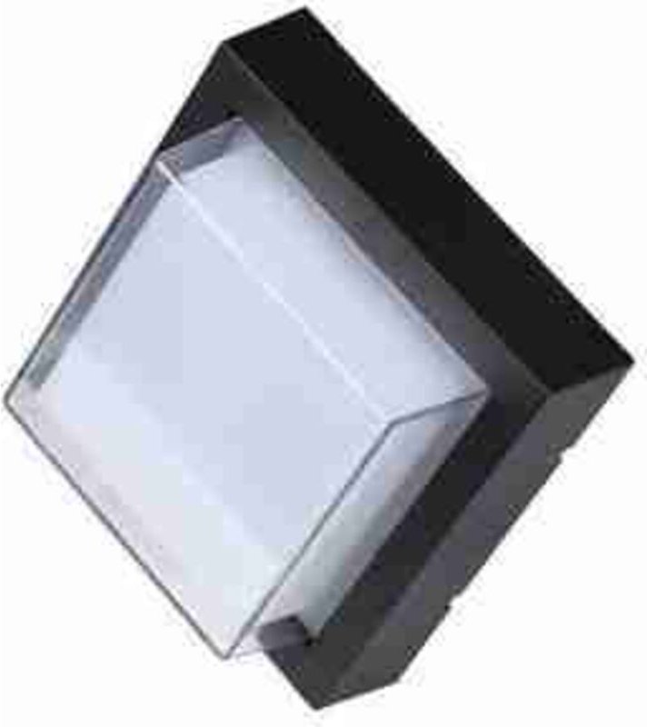 LED218612 VT-831 9W LED Wandleuchte Schwarzes Gehäuse 3000K IP20