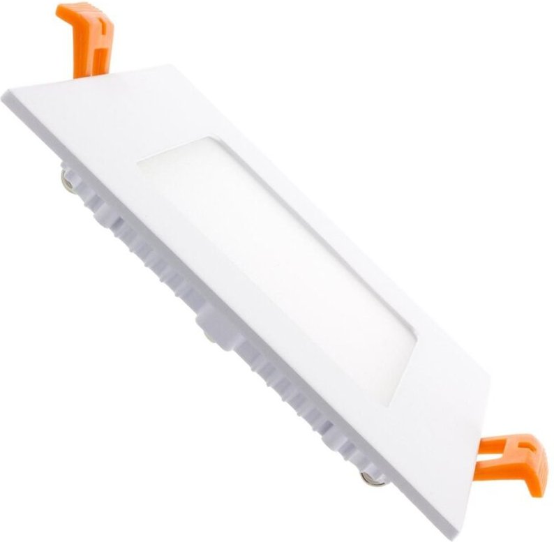 Efectoled - led Einbaustrahler flach 18W Eckig SuperSlim Ausschnitt 205x205 mm lifud 6000K Kaltweiß