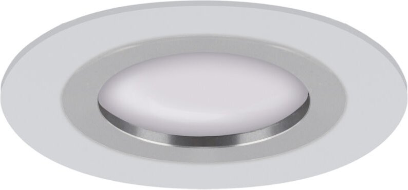 PLUTO C runde Spot-Deckenleuchte, weiß/chrom
