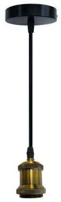 Pendelleuchtenfassung – Stromkabel für Pendelleuchten – Glühbirnenfassung – Vergoldete Pendelleuchtenfassung – Vintage-S...