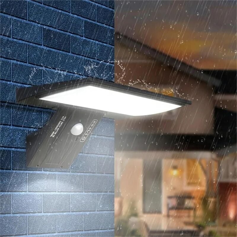 Ultrahelle Solarleuchte für den Außenbereich mit Bewegungsmelder, wasserdicht, geeignet für Solarbeleuchtung, LED-Straße...