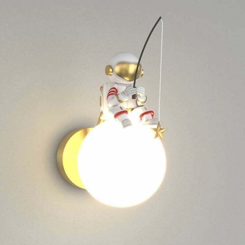 Neue amerikanische moderne langlebige Astronauten-LED-Wandlampe, 5-W-Innenkorridor-Wandleuchten, LED-Wandlampe für Kinde...