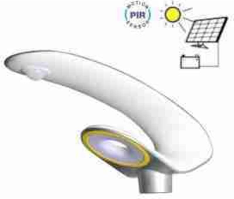 LED5506 VT-130W LED-Kuppelleuchte - SAMSUNG CHIP 12W Sensor 4000K