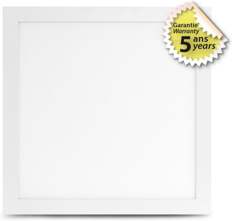 Thumbnail - Weiße LED-Deckenleuchte Slim 295 x 295 mm 18W GALAXIE 4000K Neutralweiß - 1450 Lumen