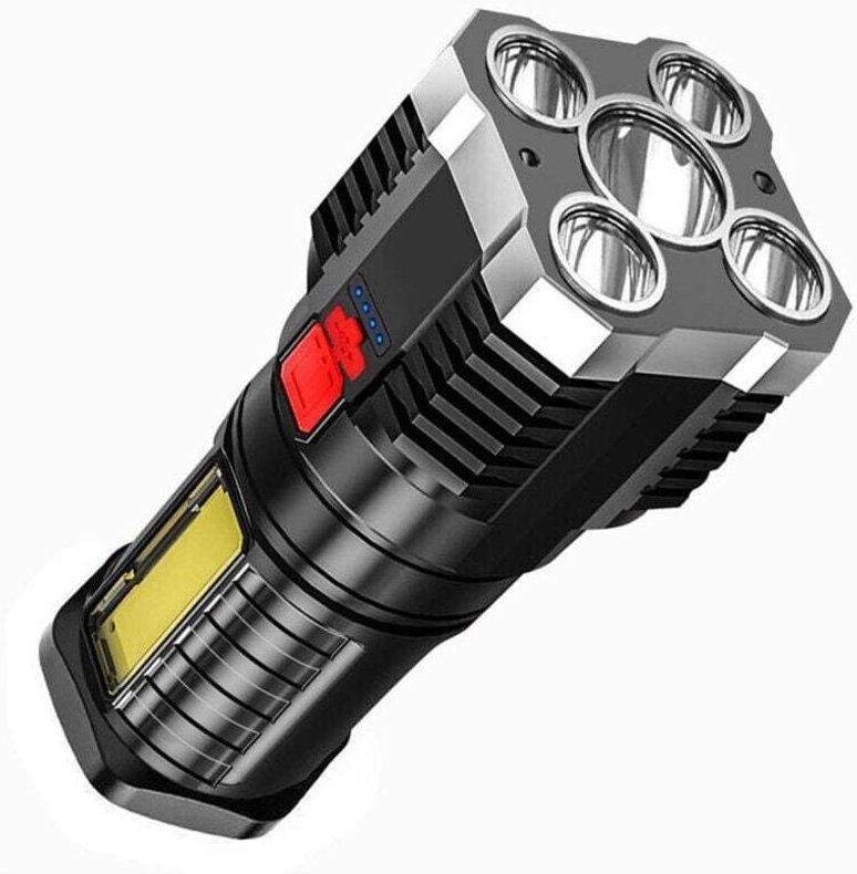 ZVD - Lampe Torche led Ultra Puissante, Torche Lampe de Poche led, 10000 Lumens Lampe de Poche Rechargeable, Étanche IP6...