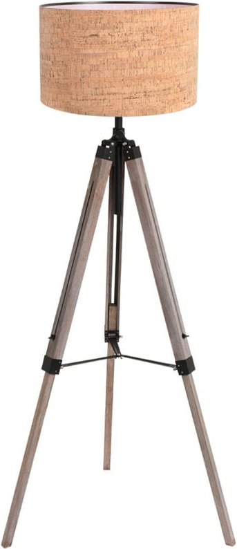 Mexlite - stehlampe - Triek - natürlich schwarz - metall textil -