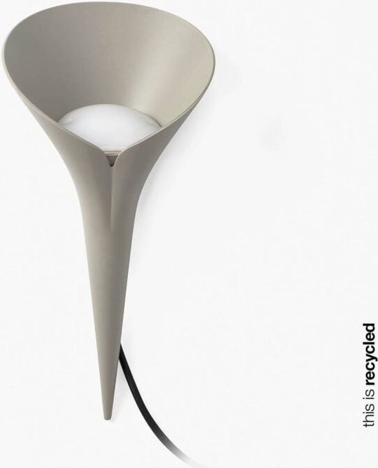 Faro Barcelona - Faro Leaf Graue Spike-Lampe IP44