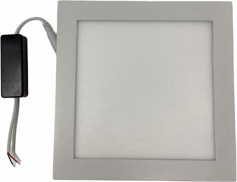 Trade Shop Traesio - Trade Shop - 18W led Einbaustrahler Panel Slim Warm Neutralweiß Rund Quadratisch - Platz