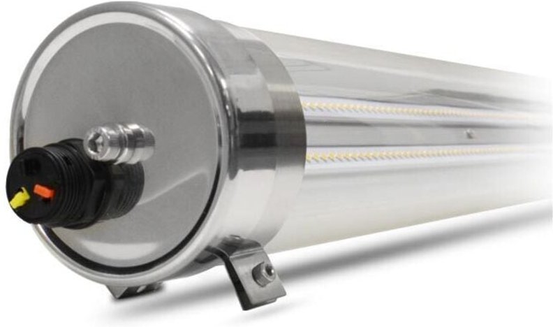 Wasserdichte LED-Röhren IP67 IK10 TUBE 1200x80mm - 3000K Warmweiß - CLR - 40W