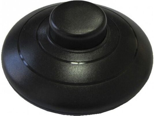 TIBELEC Fußschalter, Kunststoff, schwarz TIBELEC