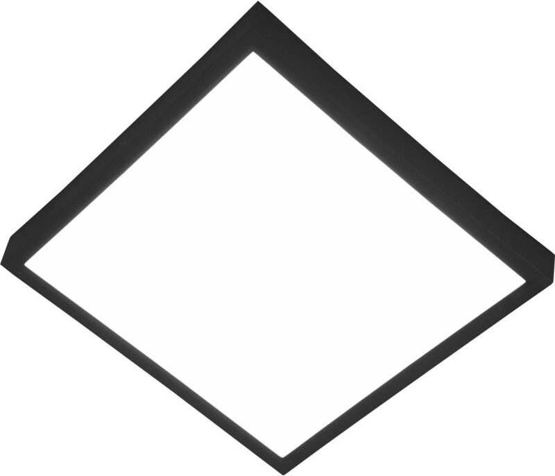 Nino - Deckenleuchte Deckenlampe Wohnzimmer led Esszimmerlampe Dimmer d 30 cm Schwarz