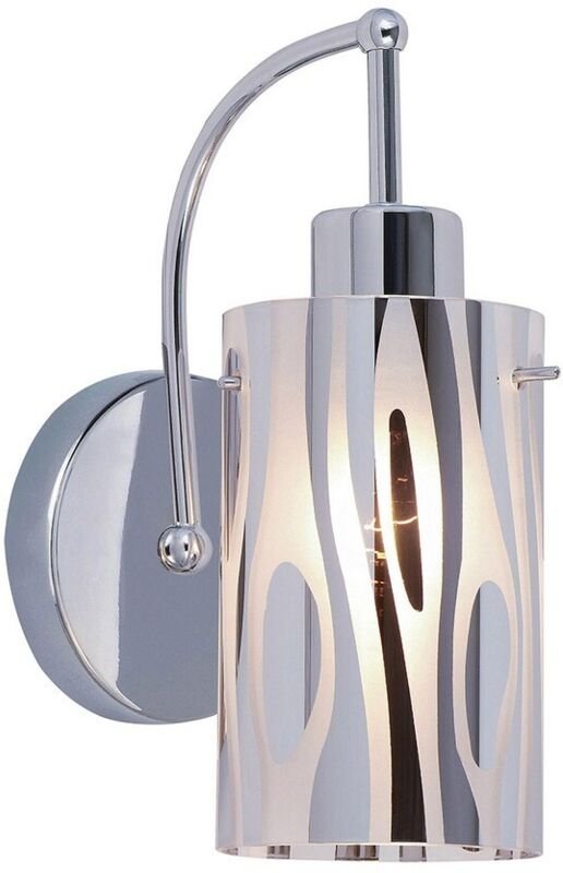 Triplet - Moderne Wandleuchte Chrome 1 Light, E27 - Italux