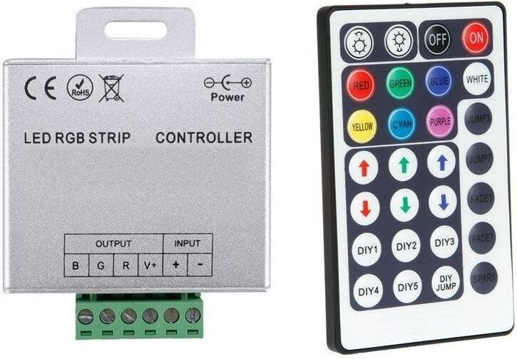 Efectoled - Controller Dimmbar LED-Streifen rgb 12/24V mit RF-Fernbedienung