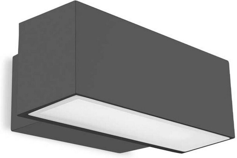 LEDS C4 Afrodita LED 300mm One Emission Outdoor LED Down Light Urban Grey, teilweise sandgestrahlt IP66 22,1W 3000K Dimm...