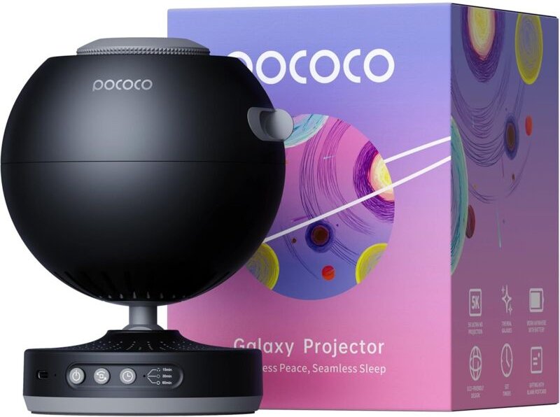 POCOCO Sternenhimmel-Projektor, Galaxien-Projektor, Planetarium für Kinder und Erwachsene für Schlafzimmer und Wohnräume...