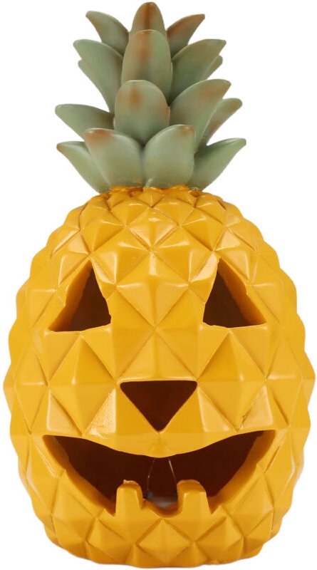 Ananaslaterne - Gelbes Licht Halloween