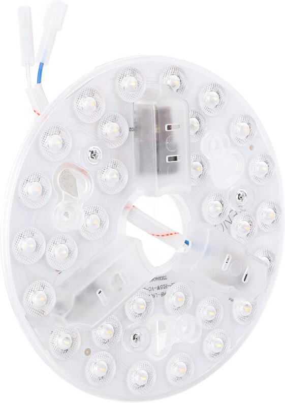 Eosnow 5,3 Zoll Deckenlüfter LED LED Light Ersatz 3000K 4200K 6500K 3 Farbe Dimmbar 15W Runde Nachrüstkit 95 bis 265 V
