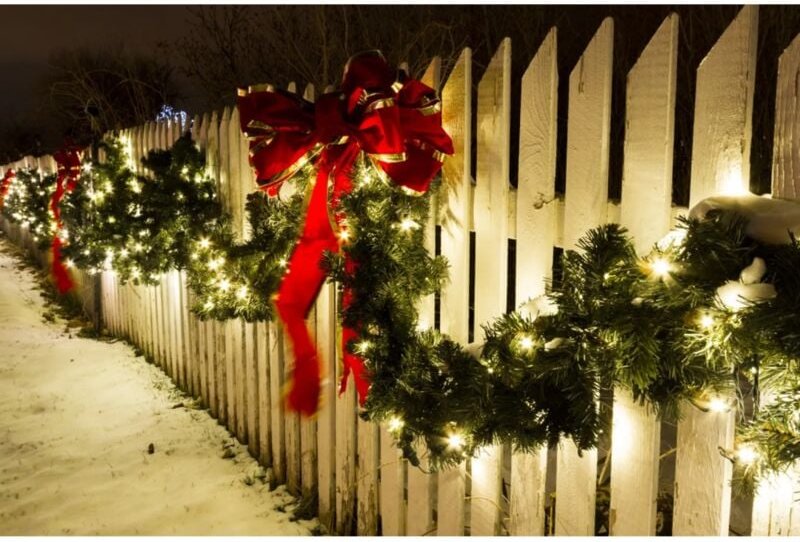 Thumbnail - F-H-S LED Tannengirlande 270cm für außen warmweiße Lichter