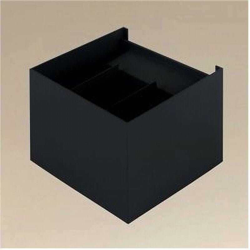 Thumbnail - Trade Shop Traesio - Trade Shop - led cube wandleuchte 12 watt quadratisch schwarz innenwandleuchte IP20 00755 -