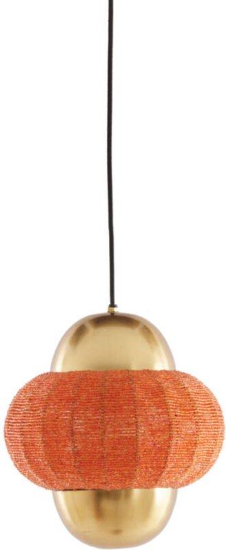 Hängeleuchte - Cetara - oranje - metall - E27 - - Light&living