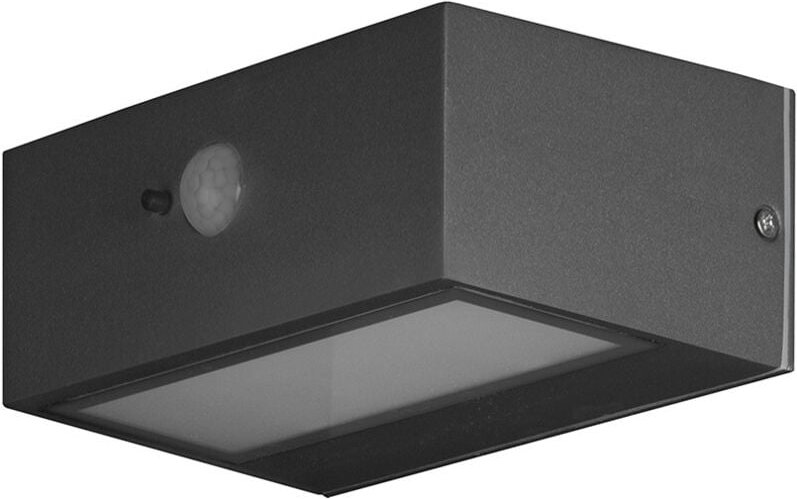 Top - Aplique Solar Exterior led 3W. Aplique de Pared con Placa Solar para Jardín y Terraza. Blanco Cálido 3000K. Colo -...