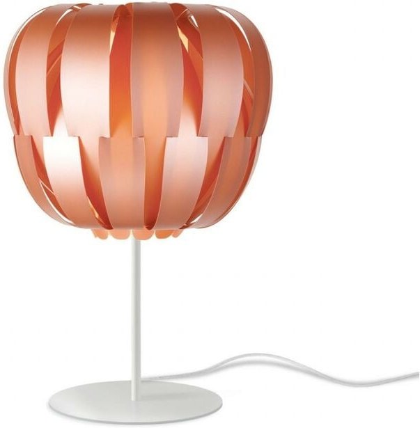 Tischlampensockel und Kupferstab aus Metall Cm. 19 x 33 Uhr