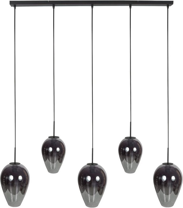 Mexlite - hängeleuchte - HaloSwap - schwarz - glas - Ø 40cm - E27