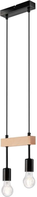 Lamkur Lighting - Lamkur Orazio Industrial Scheinwerferleiste Schwarz, 2x E27