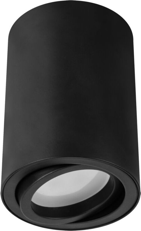 BEMOL DWL GU10 Rundrohr-Aufbau-Deckenleuchte, schwarz