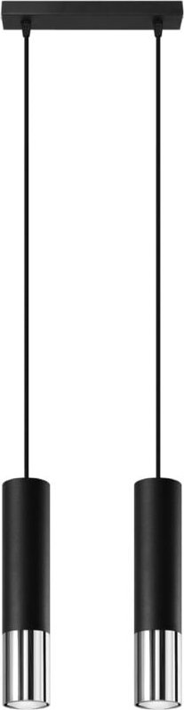 Hängelampe Salixa 2 GU10 Schwarz Lumilo 09.199.41