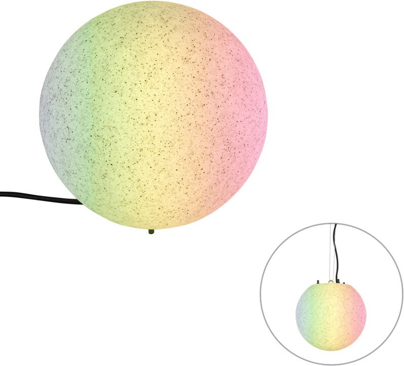 Smart Außenleuchte Grau 25 cm IP65 inkl. led - Nura